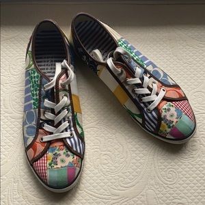 Coach patchwork Daphney sneakers, size 9